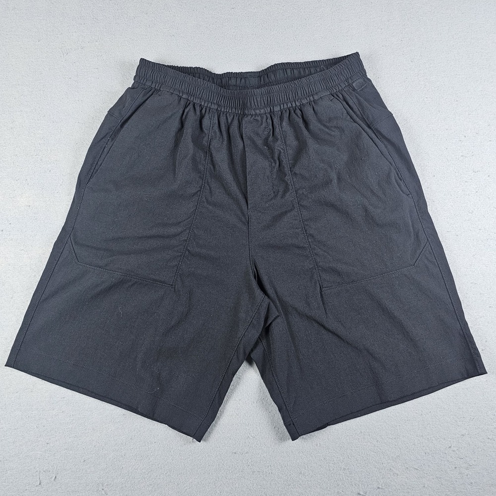 Lululemon Bowline Shorts Mens Small Black 8" Ripstop Stretch Classic Casual Gym